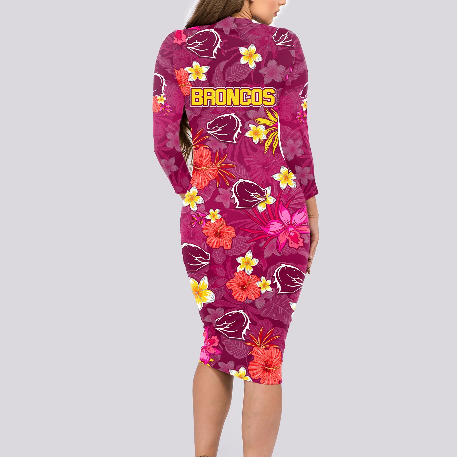 broncos-rugby-long-sleeve-bodycon-dress-beautiful-floral-pattern-spring-summer-vibe