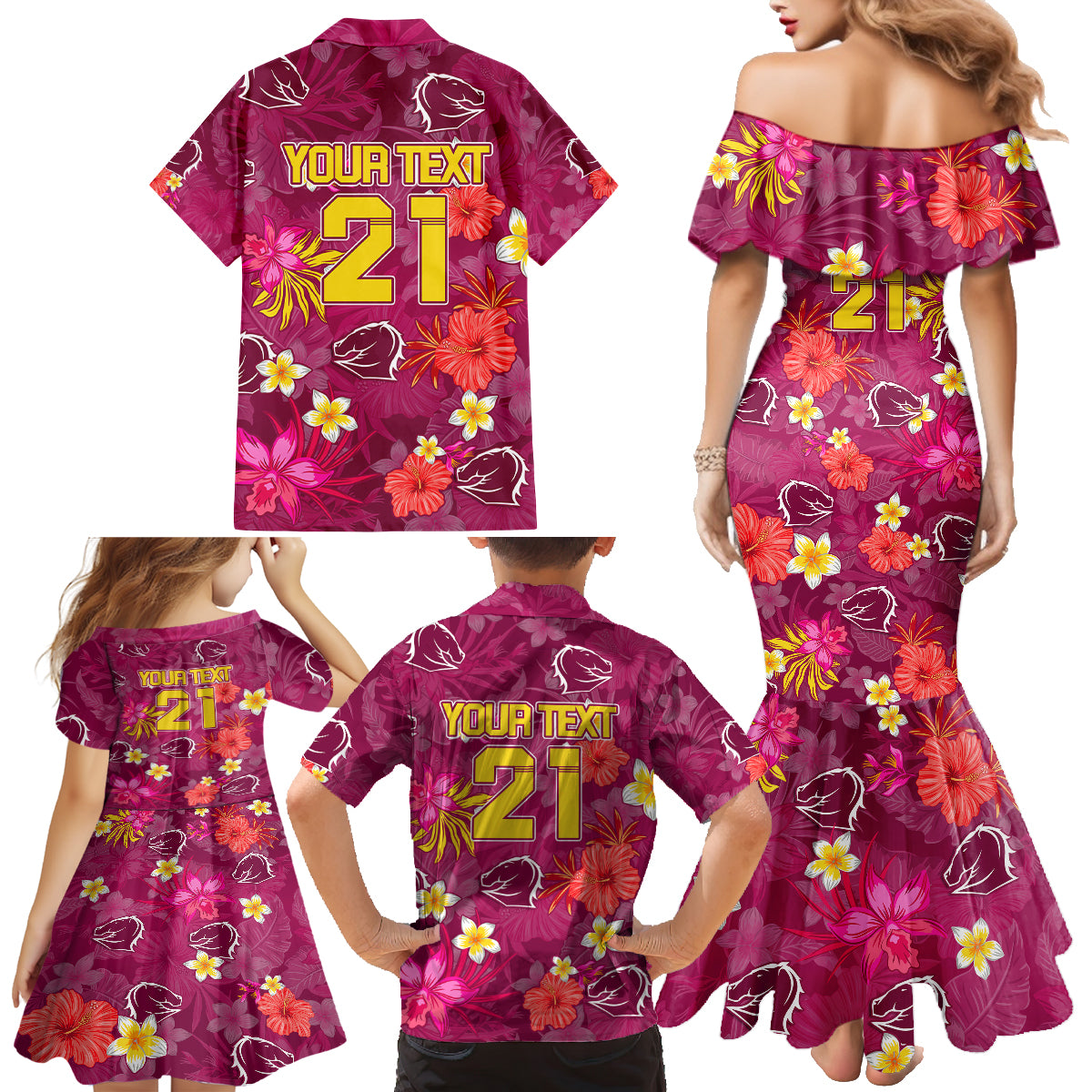 custom-broncos-rugby-family-matching-mermaid-dress-and-hawaiian-shirt-beautiful-floral-pattern-spring-summer-vibe