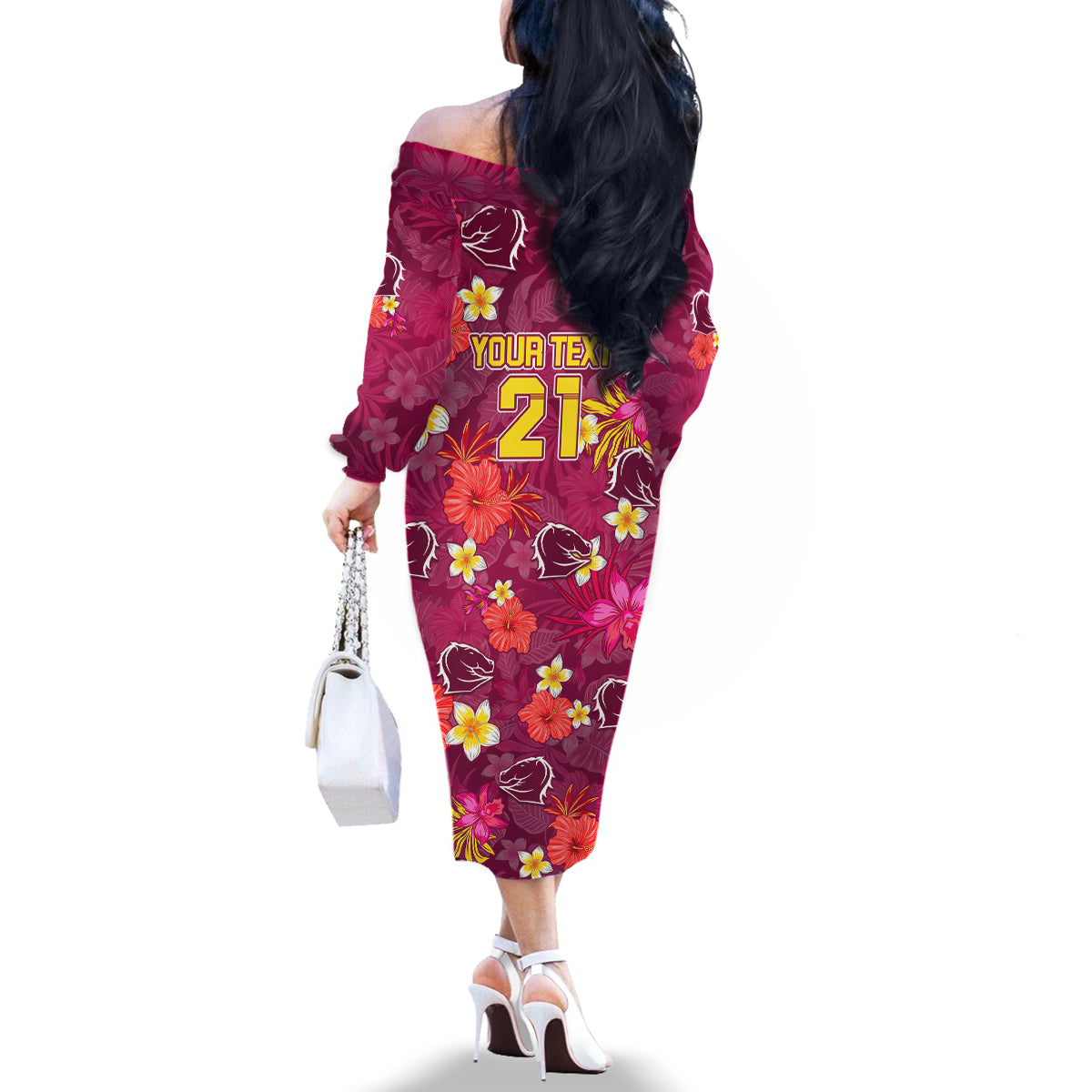 custom-broncos-rugby-family-matching-off-shoulder-long-sleeve-dress-and-hawaiian-shirt-beautiful-floral-pattern-spring-summer-vibe