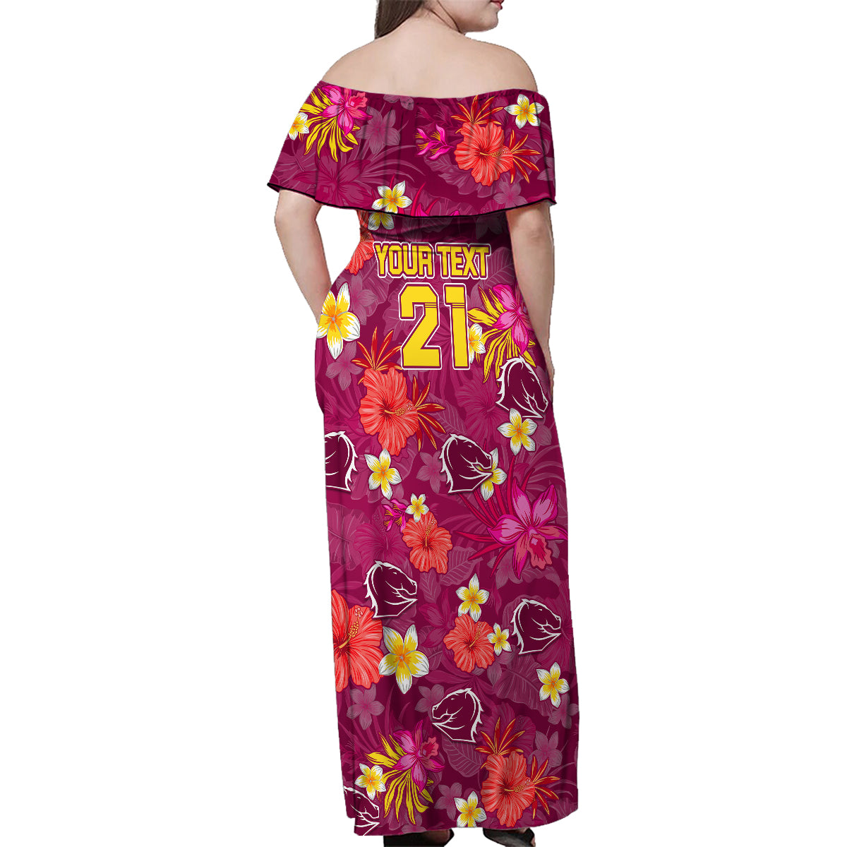 custom-broncos-rugby-family-matching-off-shoulder-maxi-dress-and-hawaiian-shirt-beautiful-floral-pattern-spring-summer-vibe