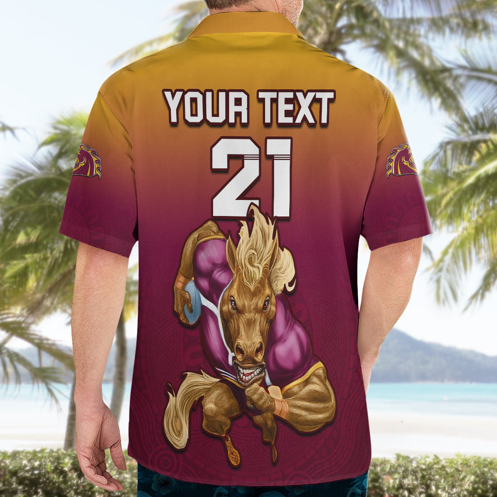 Custom NRL Broncos Premiers 2023 Hawaiian Shirt - Vibe Hoodie Shop