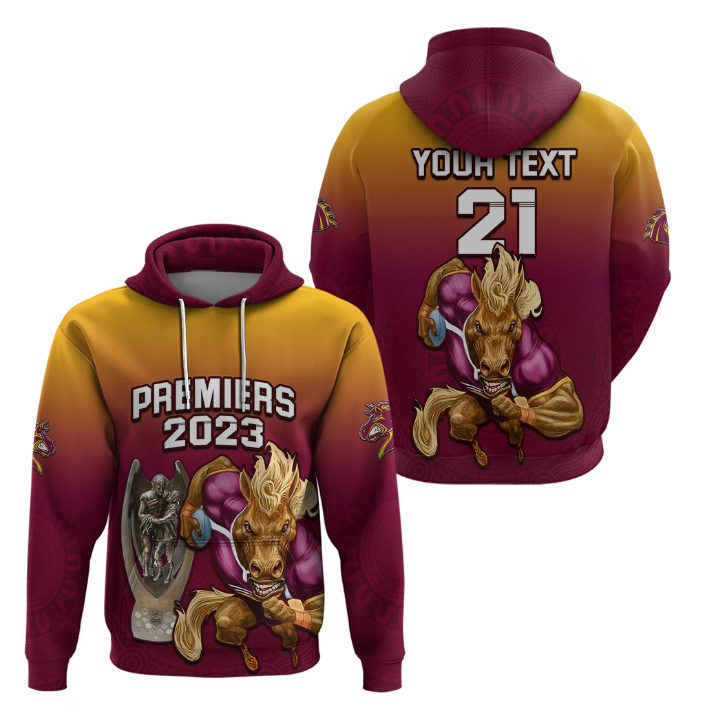 Custom NRL Broncos Premiers 2023 Hoodie LT9 - Vibe Hoodie Shop