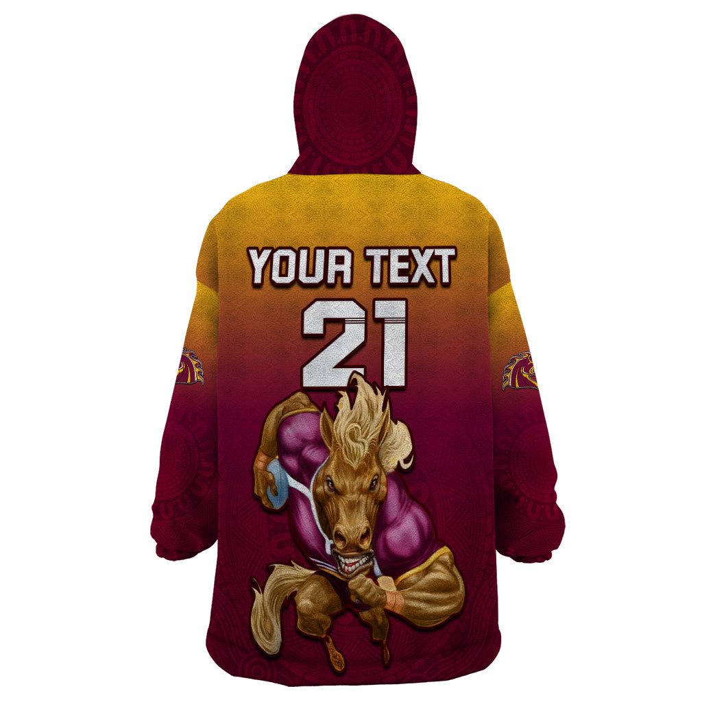 Custom NRL Broncos Premiers 2023 Wearable Blanket Hoodie - Vibe Hoodie Shop