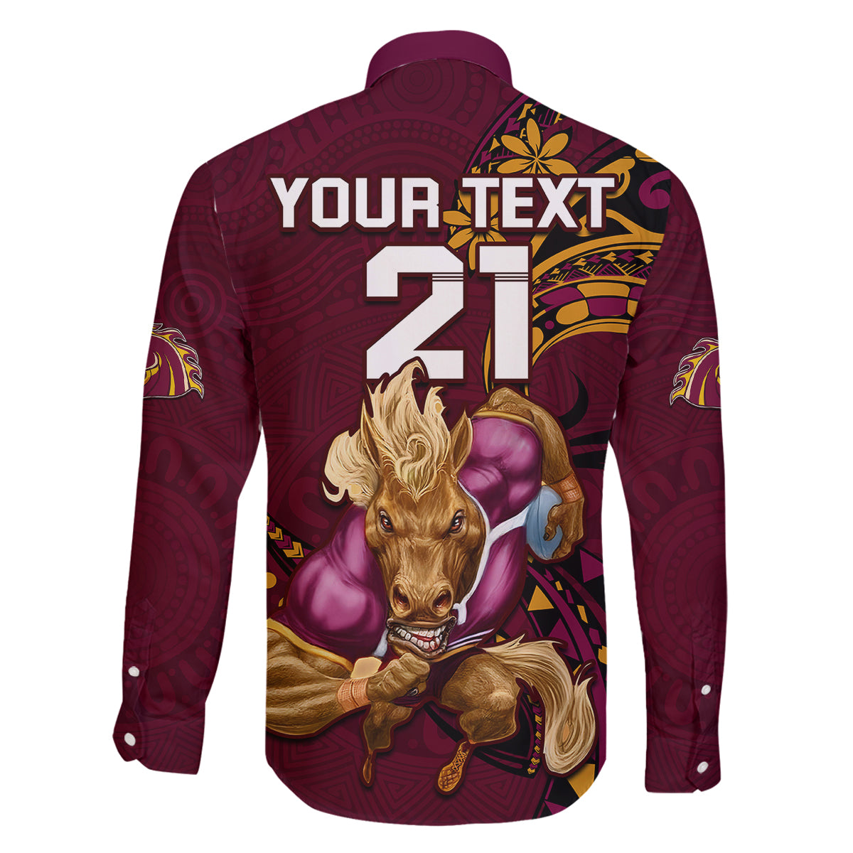 custom-nrl-broncos-premiers-family-matching-mermaid-dress-and-hawaiian-shirt-mascot-with-polynesian-pattern-version-2023