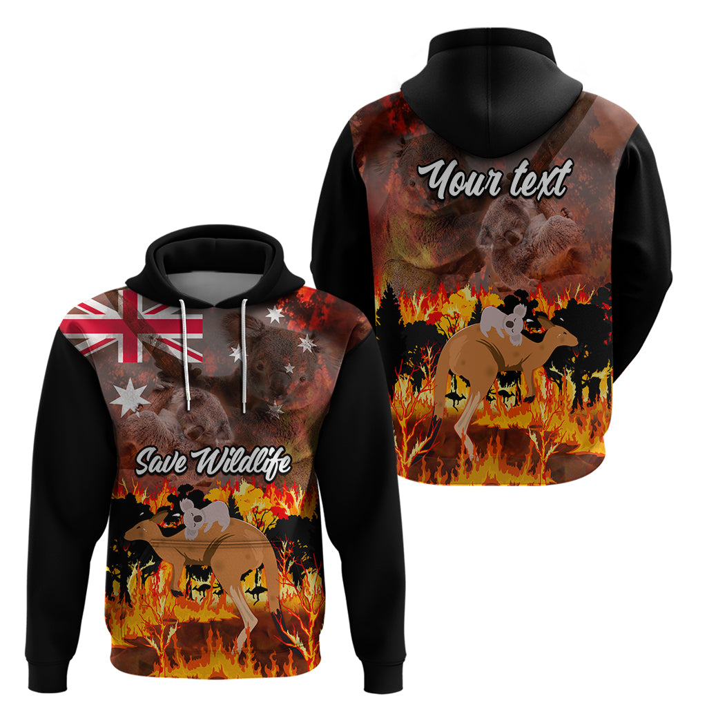 Personalised Save Wildlife Australia Hoodie Bushfire Awareness LT9 - Vibe Hoodie Shop