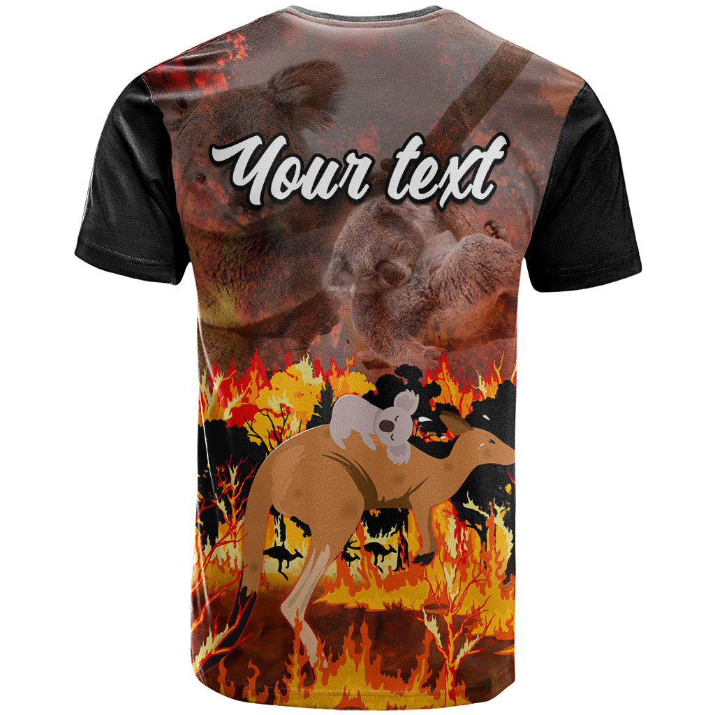 Personalised Save Wildlife Australia T Shirt Bushfire Awareness LT9 - Vibe Hoodie Shop