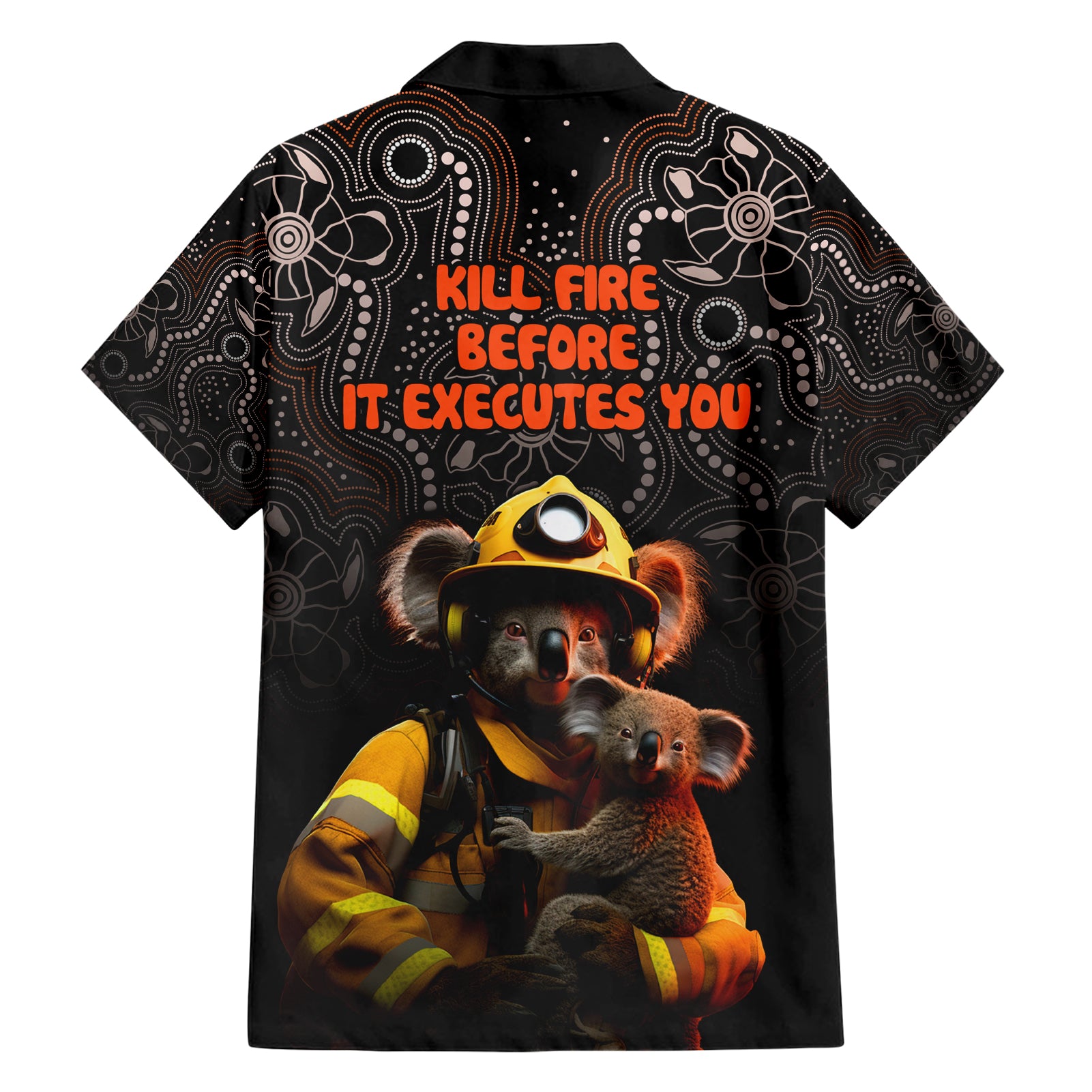 Paws For Australia Hawaiian Shirt Bushfire Awareness Indigenous Aboriginal - Vibe Hoodie Shop