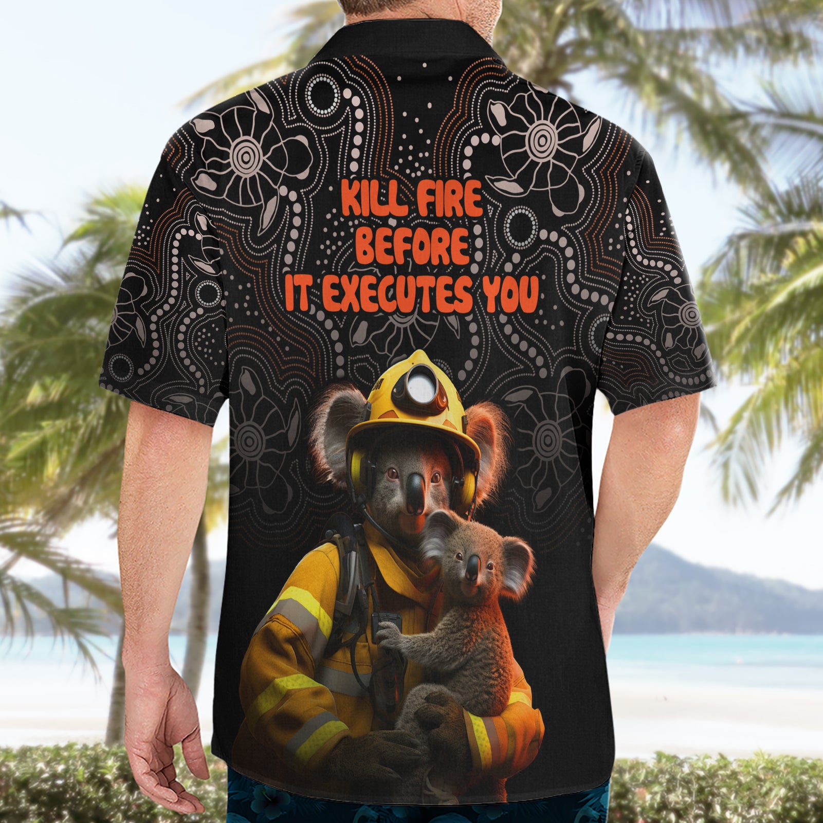 Paws For Australia Hawaiian Shirt Bushfire Awareness Indigenous Aboriginal - Vibe Hoodie Shop