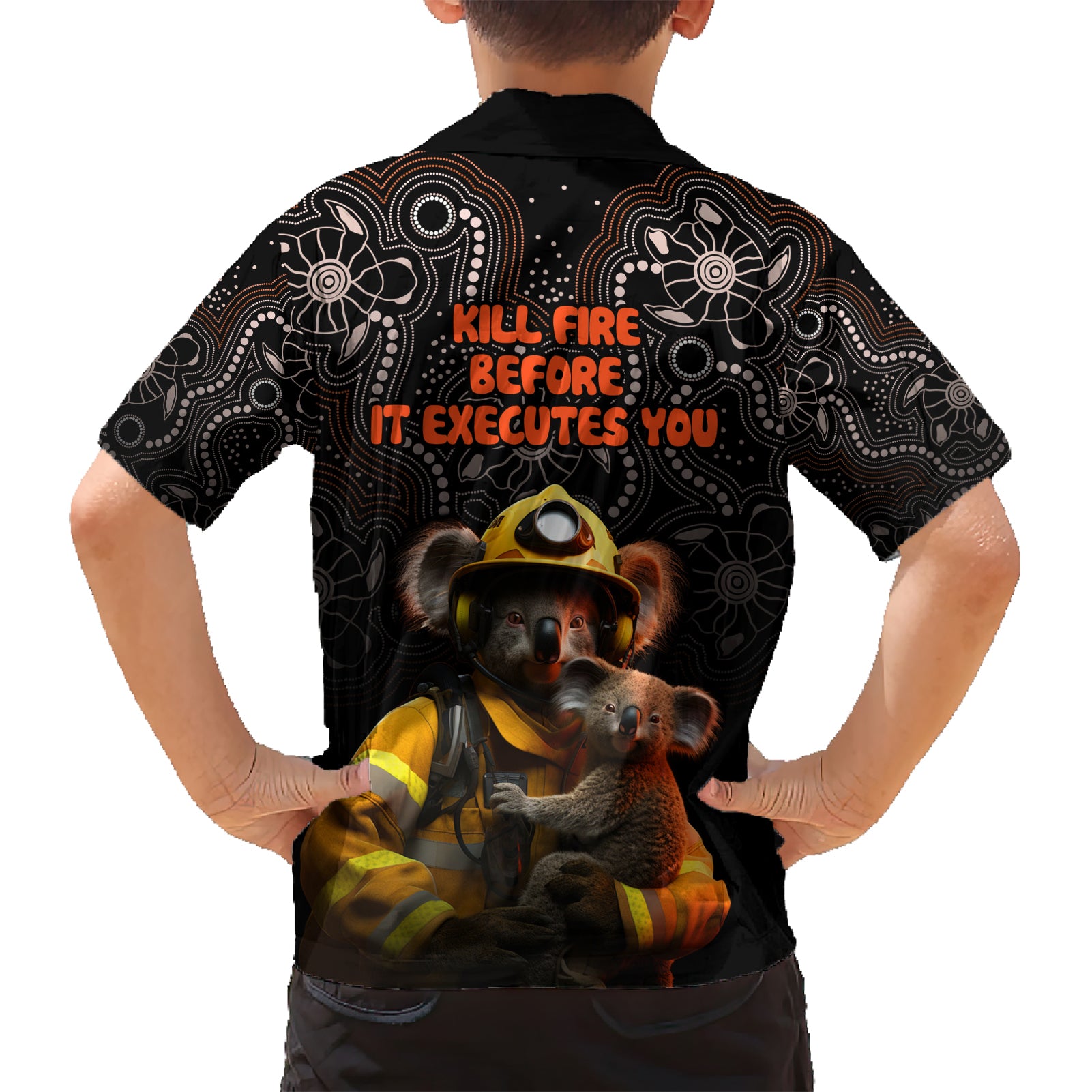 Paws For Australia Hawaiian Shirt Bushfire Awareness Indigenous Aboriginal - Vibe Hoodie Shop