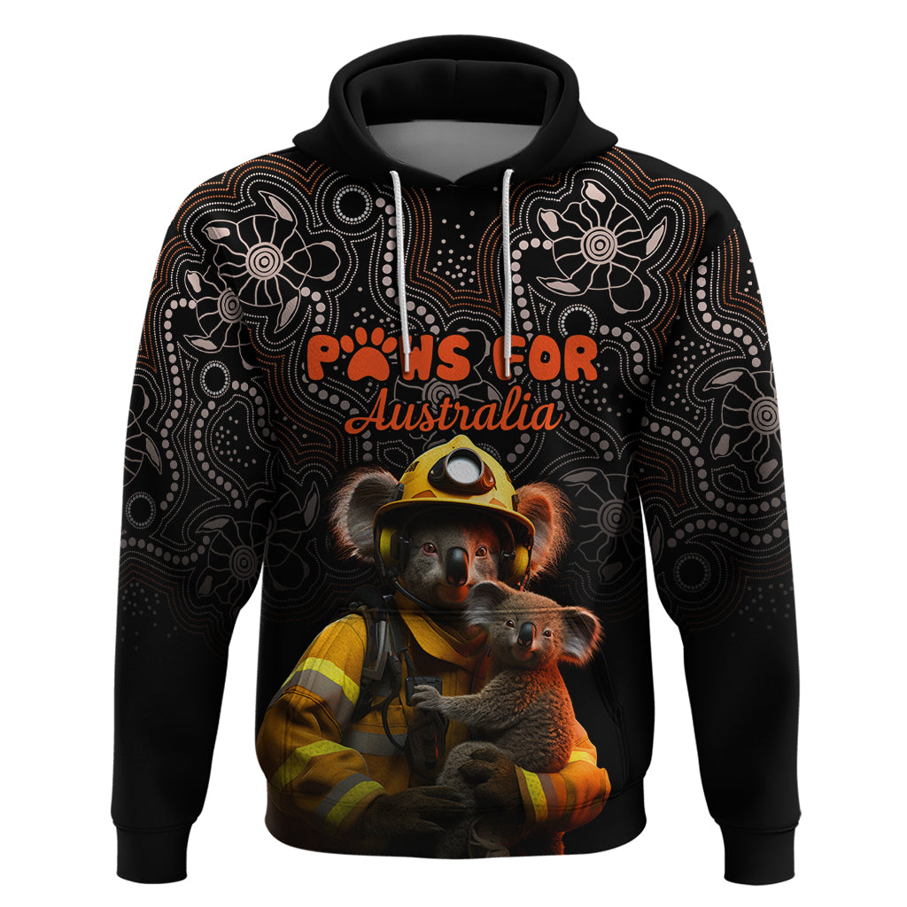Paws For Australia Hoodie Bushfire Awareness Indigenous Aboriginal LT9 - Vibe Hoodie Shop
