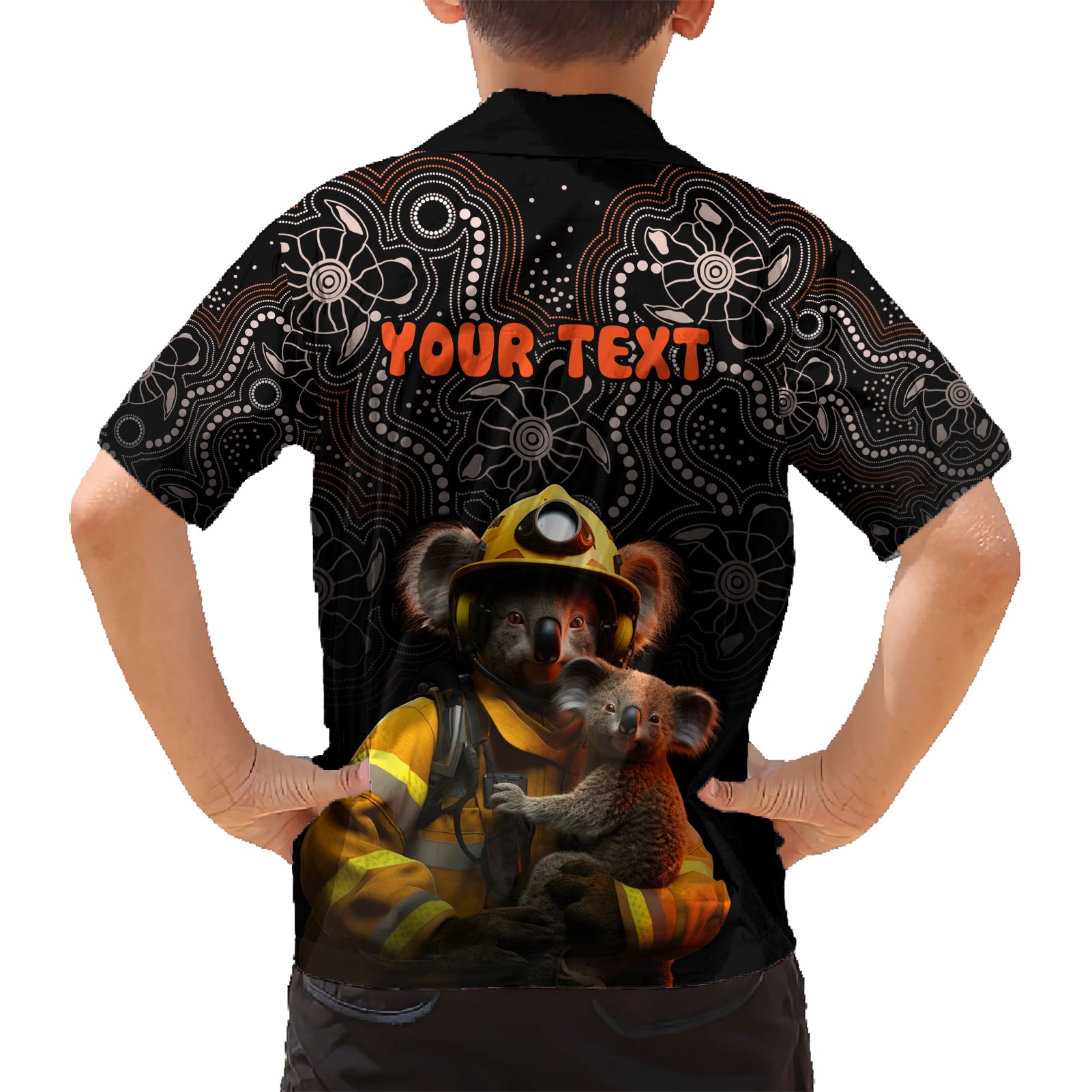 Personalised Paws For Australia Hawaiian Shirt Bushfire Awareness Indigenous Aboriginal - Vibe Hoodie Shop