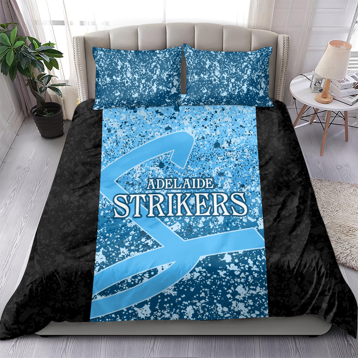 Adelaide Strikers Custom Bedding Set BBL Cricket Team 2024 - Vibe Hoodie Shop