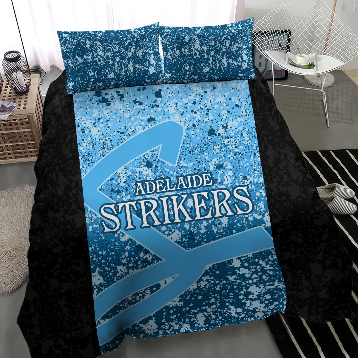 Adelaide Strikers Custom Bedding Set BBL Cricket Team 2024 - Vibe Hoodie Shop