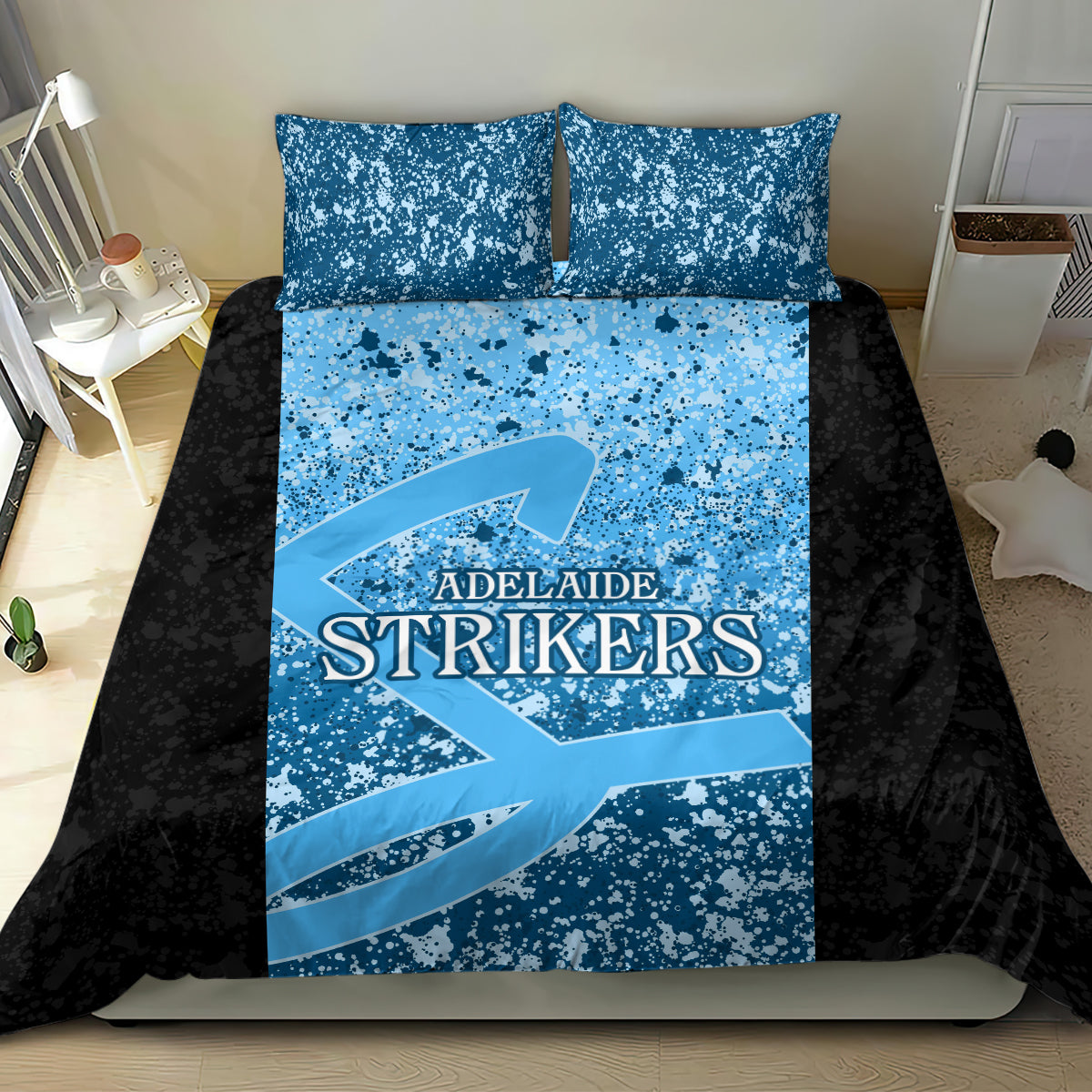 Adelaide Strikers Custom Bedding Set BBL Cricket Team 2024 - Vibe Hoodie Shop