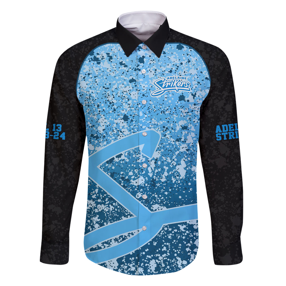 adelaide-strikers-custom-family-matching-long-sleeve-bodycon-dress-and-hawaiian-shirt-bbl-cricket-team-2024