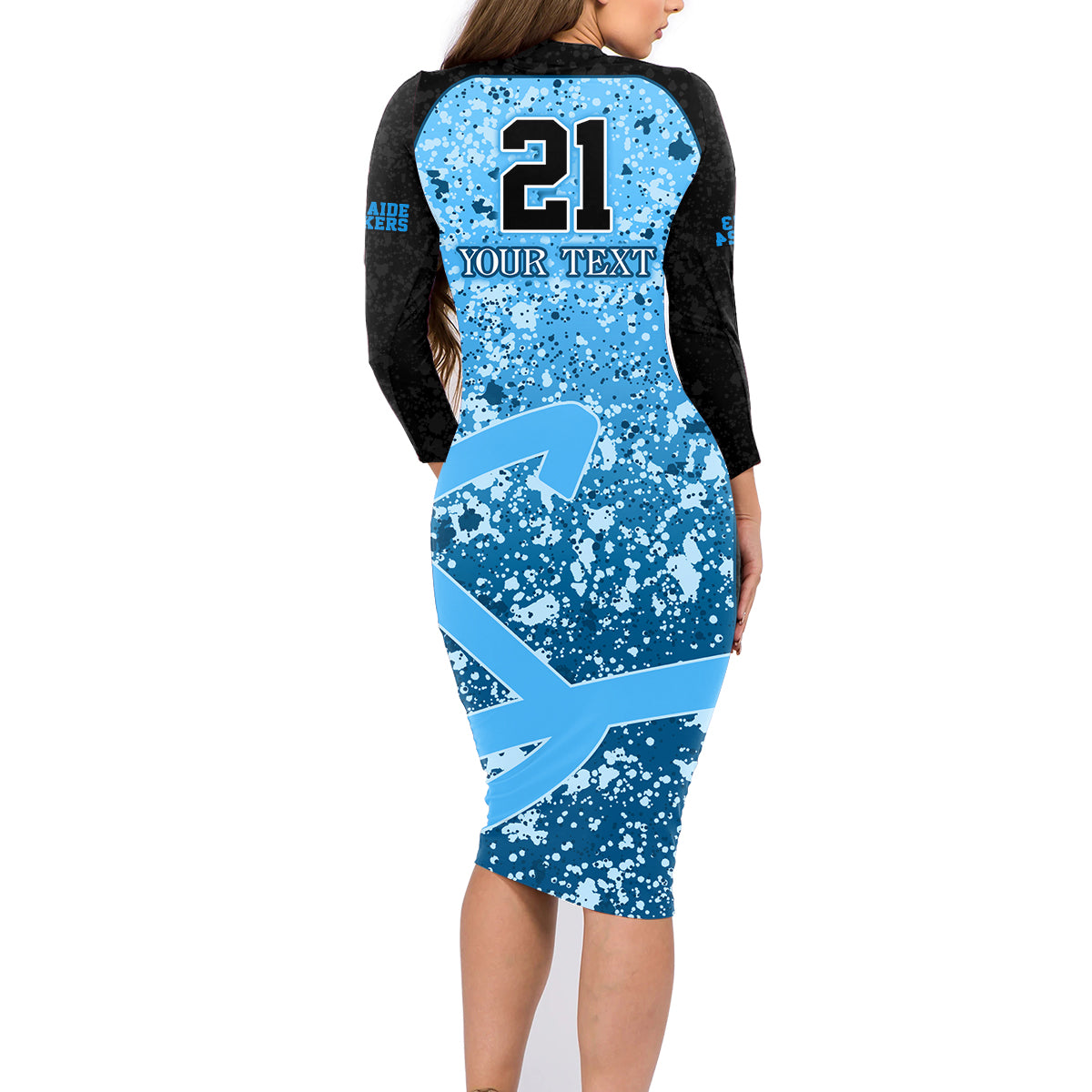 adelaide-strikers-custom-family-matching-long-sleeve-bodycon-dress-and-hawaiian-shirt-bbl-cricket-team-2024