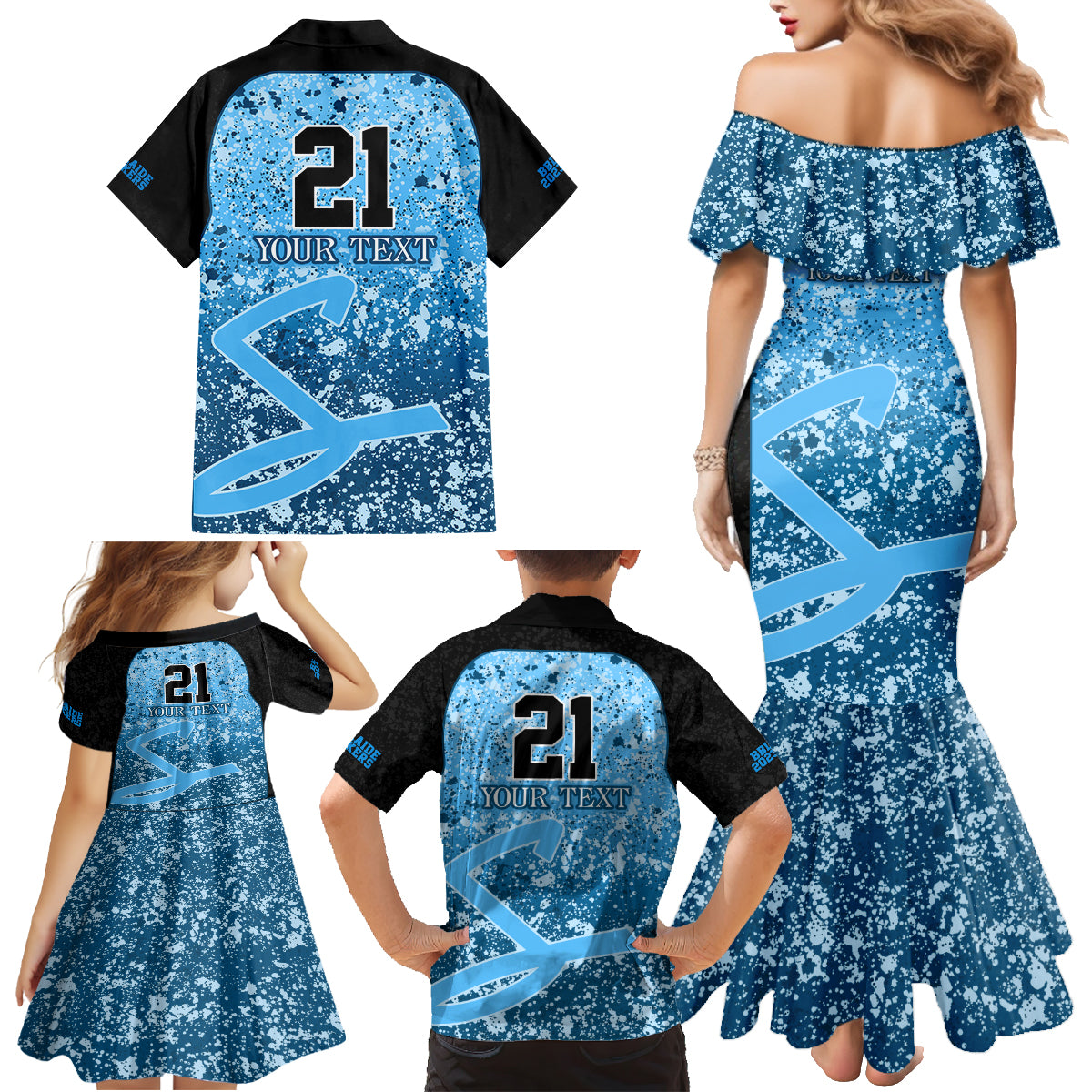 adelaide-strikers-custom-family-matching-mermaid-dress-and-hawaiian-shirt-bbl-cricket-team-2024