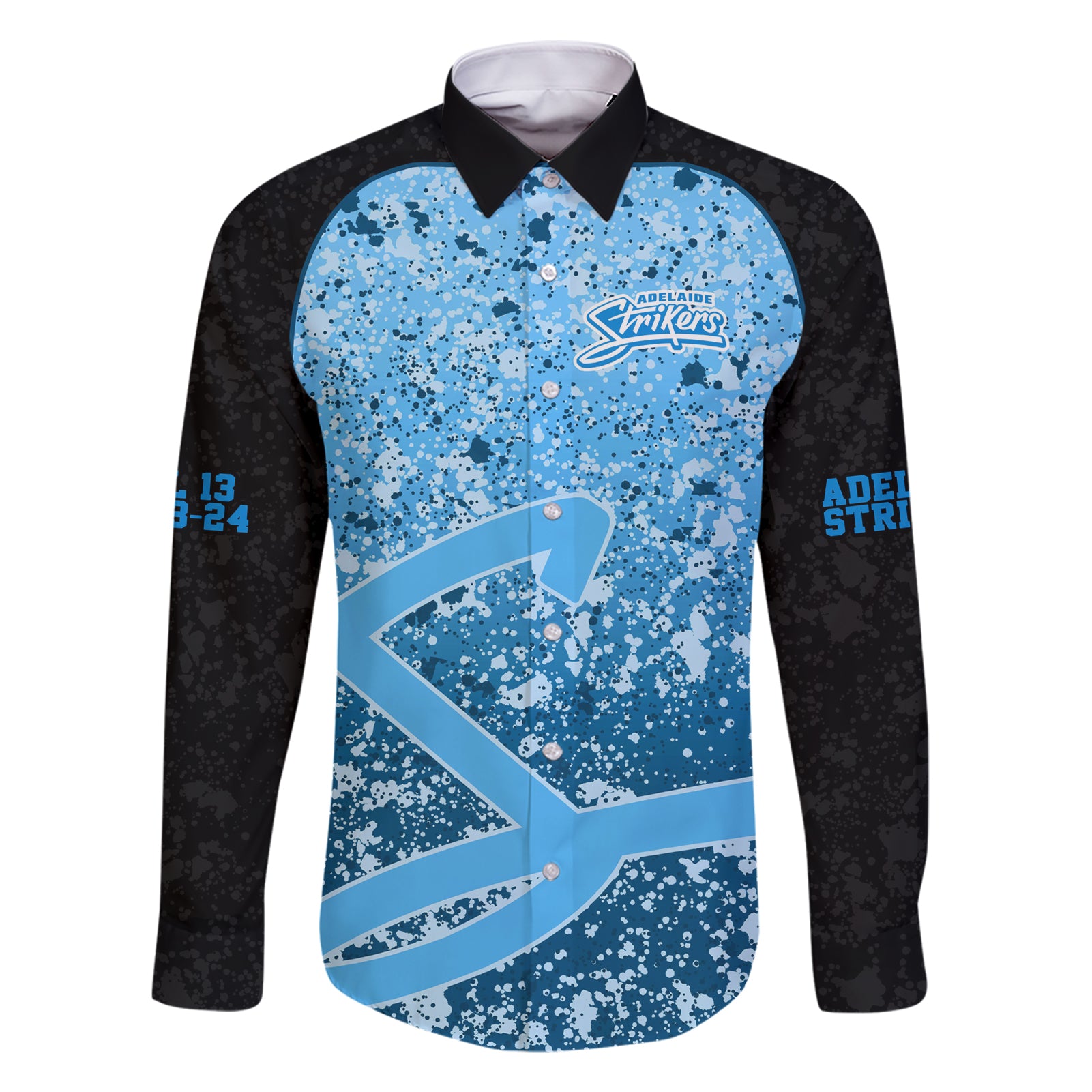 adelaide-strikers-custom-family-matching-short-sleeve-bodycon-dress-and-hawaiian-shirt-bbl-cricket-team-2024