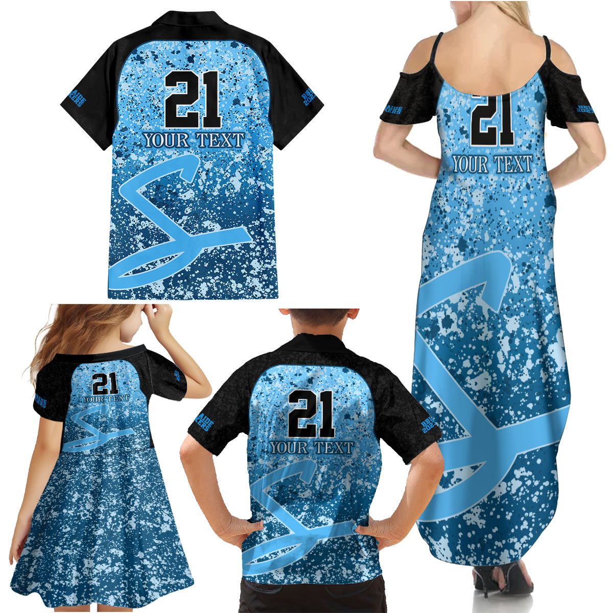 adelaide-strikers-custom-family-matching-summer-maxi-dress-and-hawaiian-shirt-bbl-cricket-team-2024