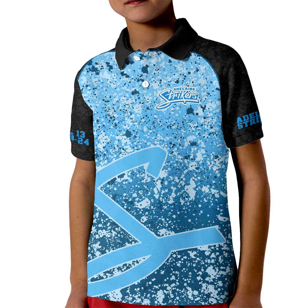 Adelaide Strikers Custom Kid Polo Shirt BBL Cricket Team 2024 - Vibe Hoodie Shop