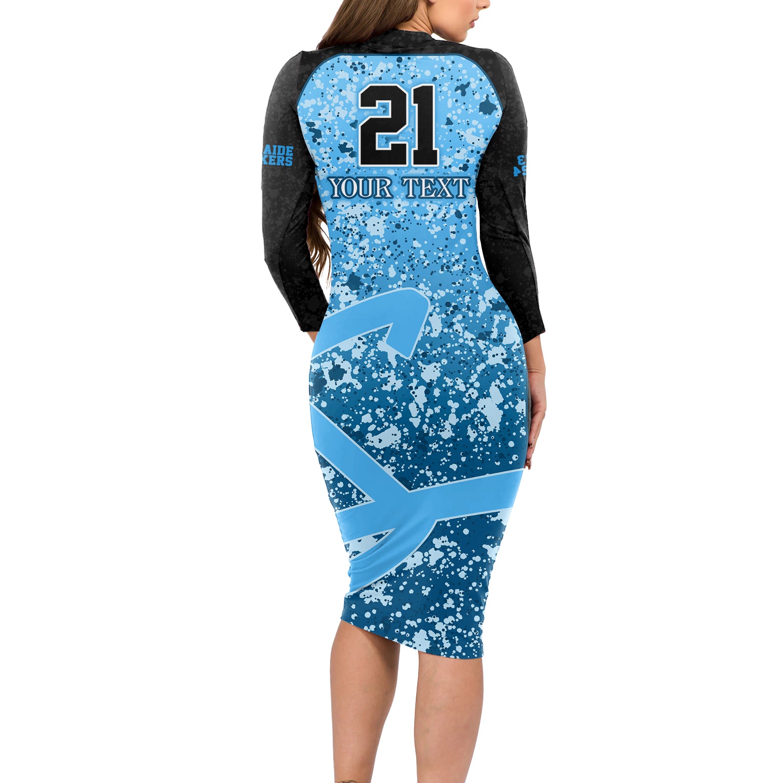 adelaide-strikers-custom-long-sleeve-bodycon-dress-bbl-cricket-team-2024