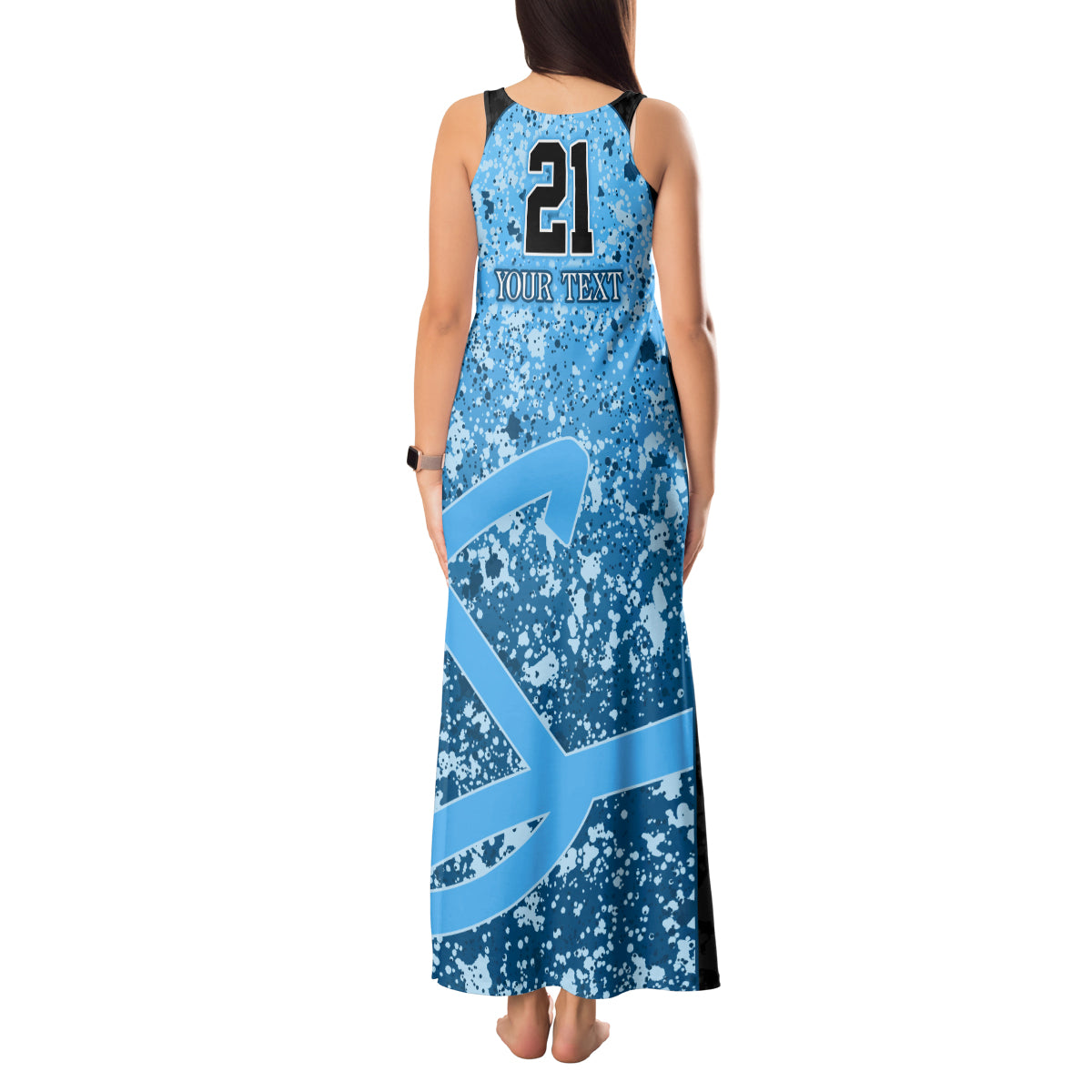 adelaide-strikers-custom-tank-maxi-dress-bbl-cricket-team-2024