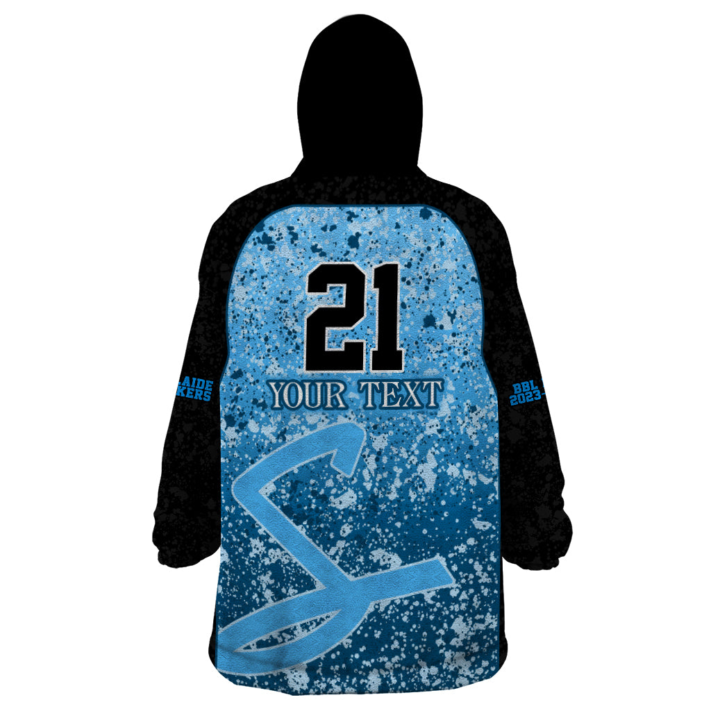 Adelaide Strikers Custom Wearable Blanket Hoodie BBL Cricket Team 2024 - Vibe Hoodie Shop