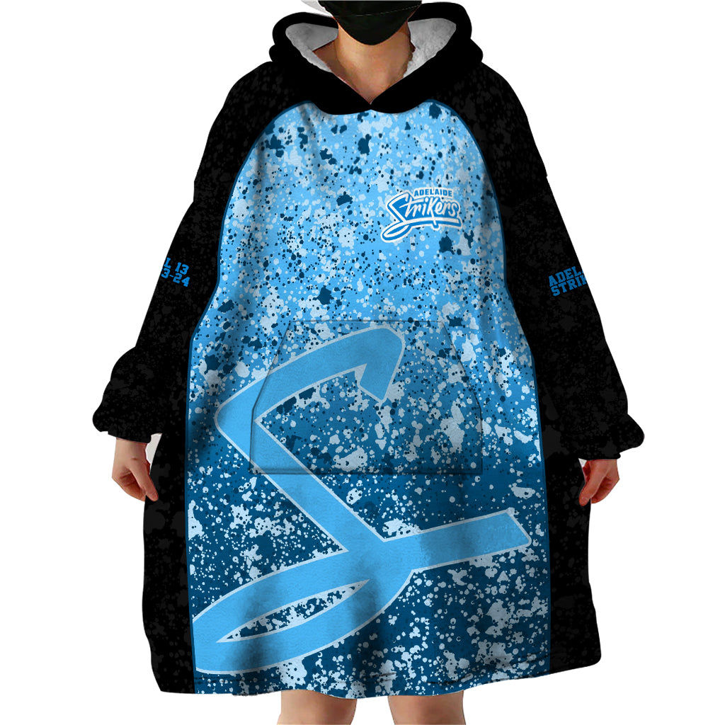 Adelaide Strikers Custom Wearable Blanket Hoodie BBL Cricket Team 2024 - Vibe Hoodie Shop