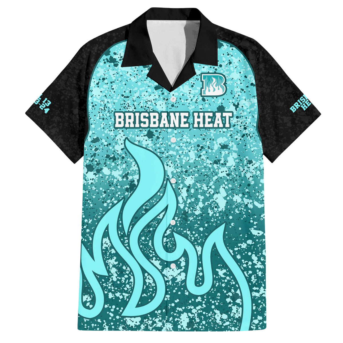 brisbane-heat-custom-family-matching-long-sleeve-bodycon-dress-and-hawaiian-shirt-bbl-cricket-team-2024