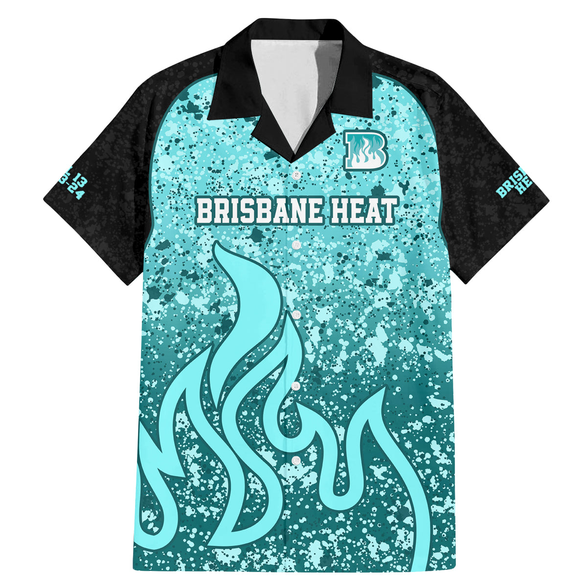 brisbane-heat-custom-family-matching-mermaid-dress-and-hawaiian-shirt-bbl-cricket-team-2024