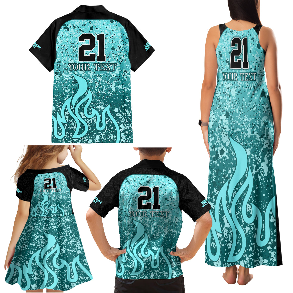 brisbane-heat-custom-family-matching-tank-maxi-dress-and-hawaiian-shirt-bbl-cricket-team-2024