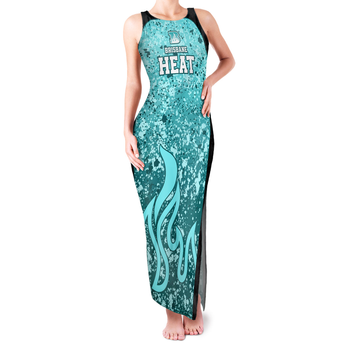 brisbane-heat-custom-family-matching-tank-maxi-dress-and-hawaiian-shirt-bbl-cricket-team-2024