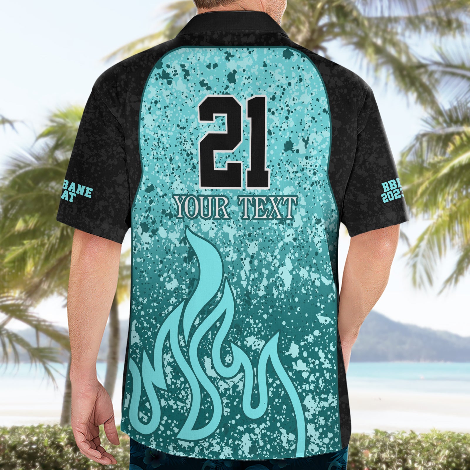 Brisbane Heat Custom Hawaiian Shirt BBL Cricket Team 2024 - Vibe Hoodie Shop