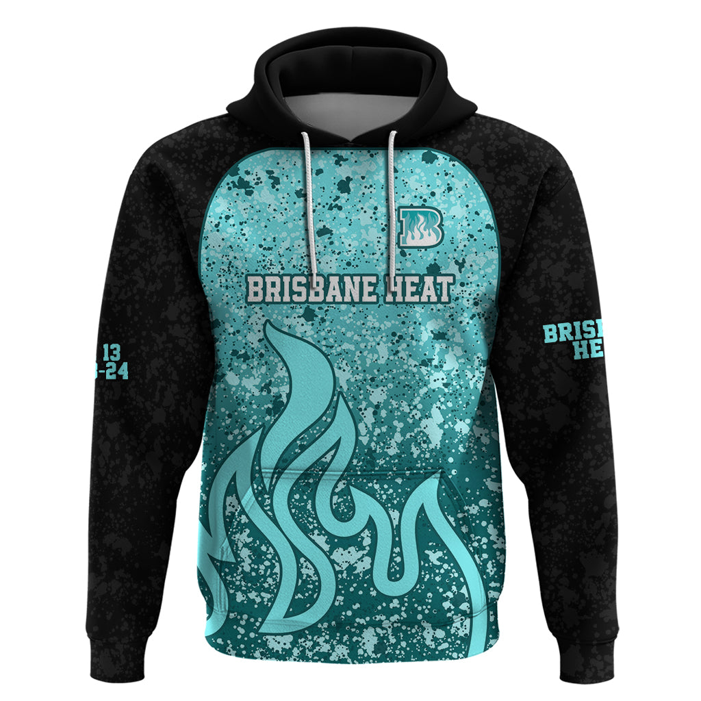Brisbane Heat Custom Hoodie BBL Cricket Team 2024 LT9 - Vibe Hoodie Shop