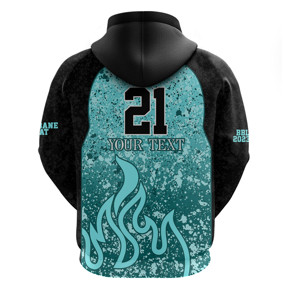 Brisbane Heat Custom Hoodie BBL Cricket Team 2024 LT9 - Vibe Hoodie Shop