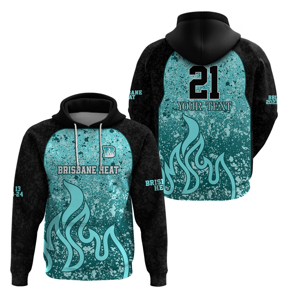 Brisbane Heat Custom Hoodie BBL Cricket Team 2024 LT9 - Vibe Hoodie Shop
