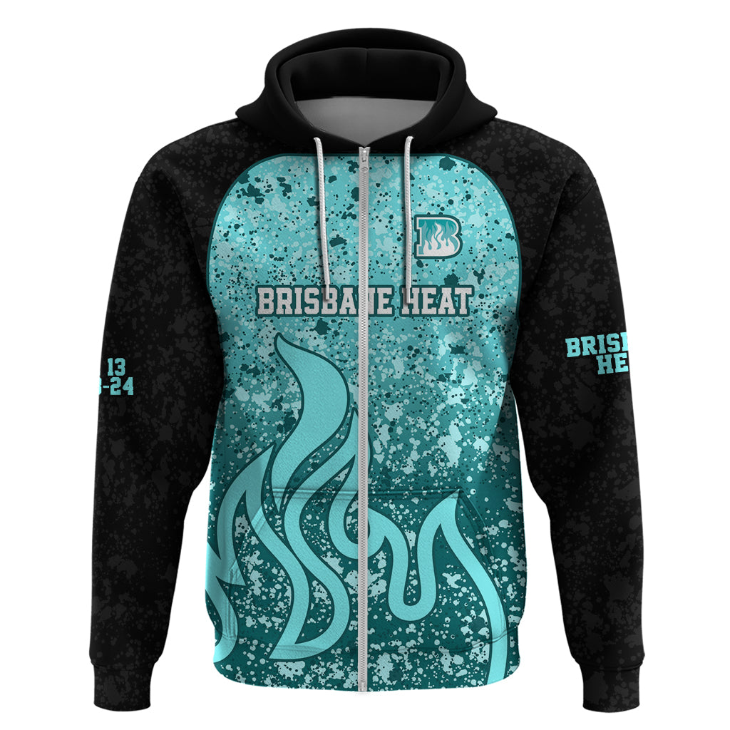 Brisbane Heat Custom Hoodie BBL Cricket Team 2024 LT9 - Vibe Hoodie Shop