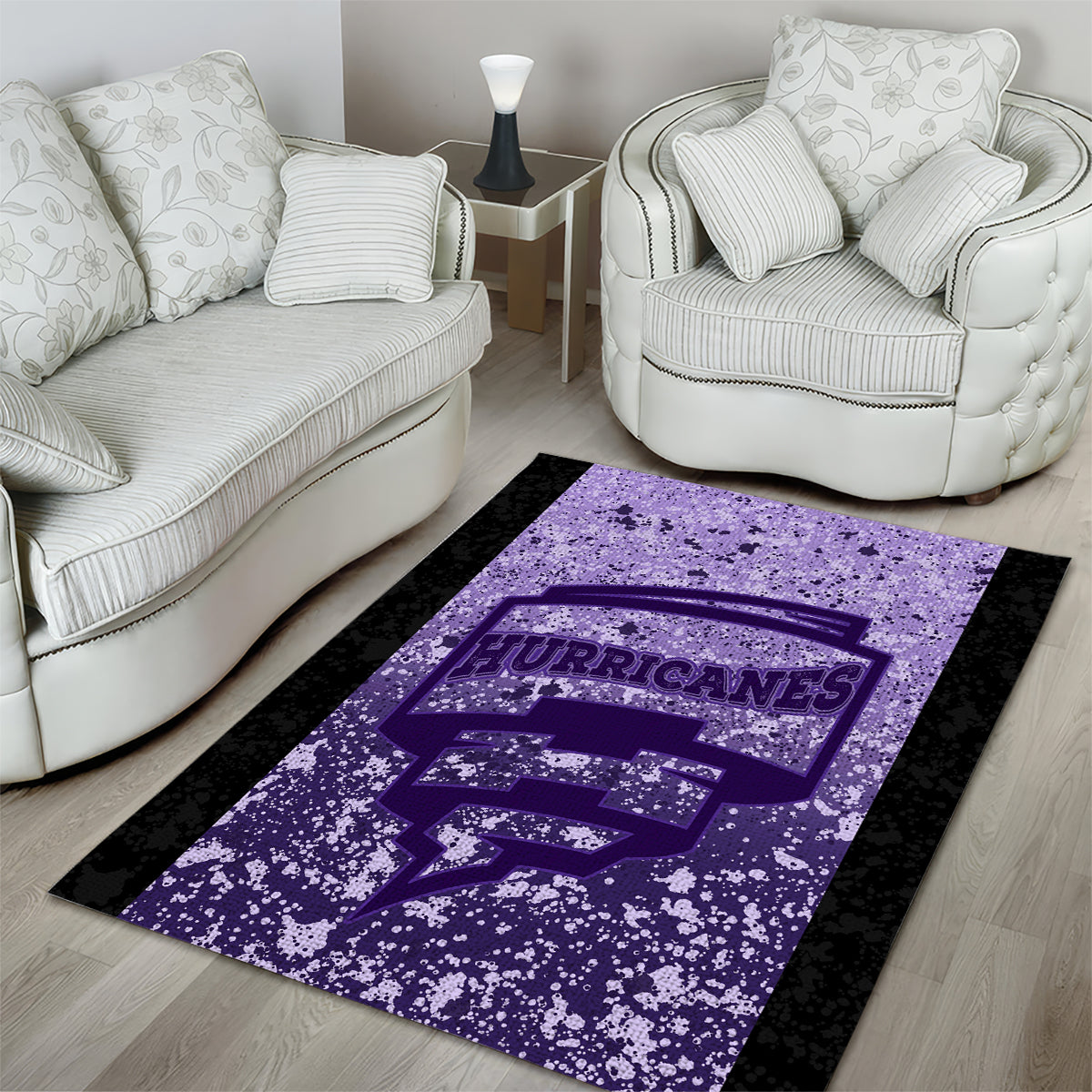 Hobart Hurricanes Custom Area Rug BBL Cricket Team 2024 - Vibe Hoodie Shop