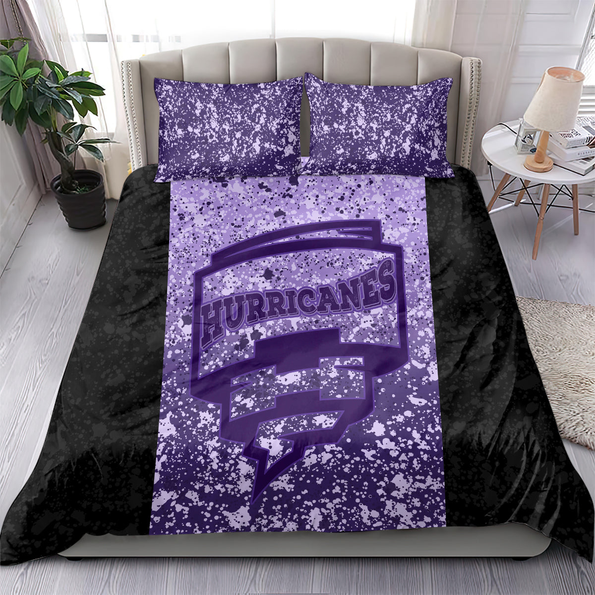 Hobart Hurricanes Custom Bedding Set BBL Cricket Team 2024 - Vibe Hoodie Shop