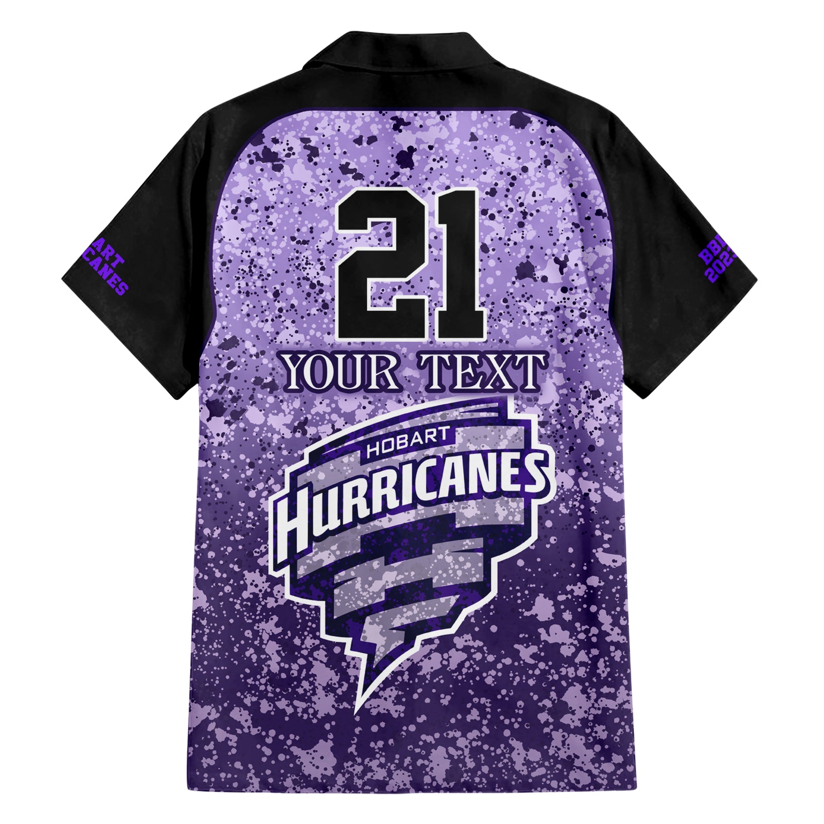 Hobart Hurricanes Custom Hawaiian Shirt BBL Cricket Team 2024 - Vibe Hoodie Shop