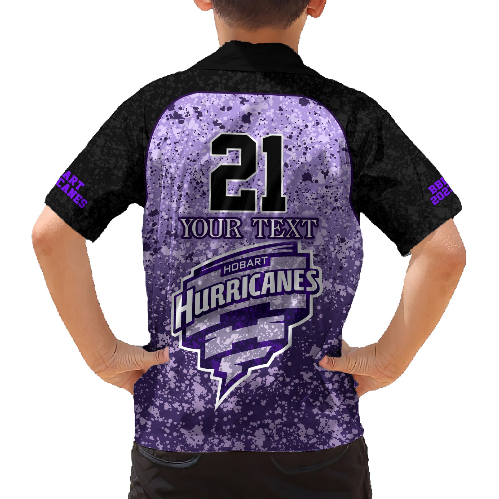 Hobart Hurricanes Custom Hawaiian Shirt BBL Cricket Team 2024 - Vibe Hoodie Shop