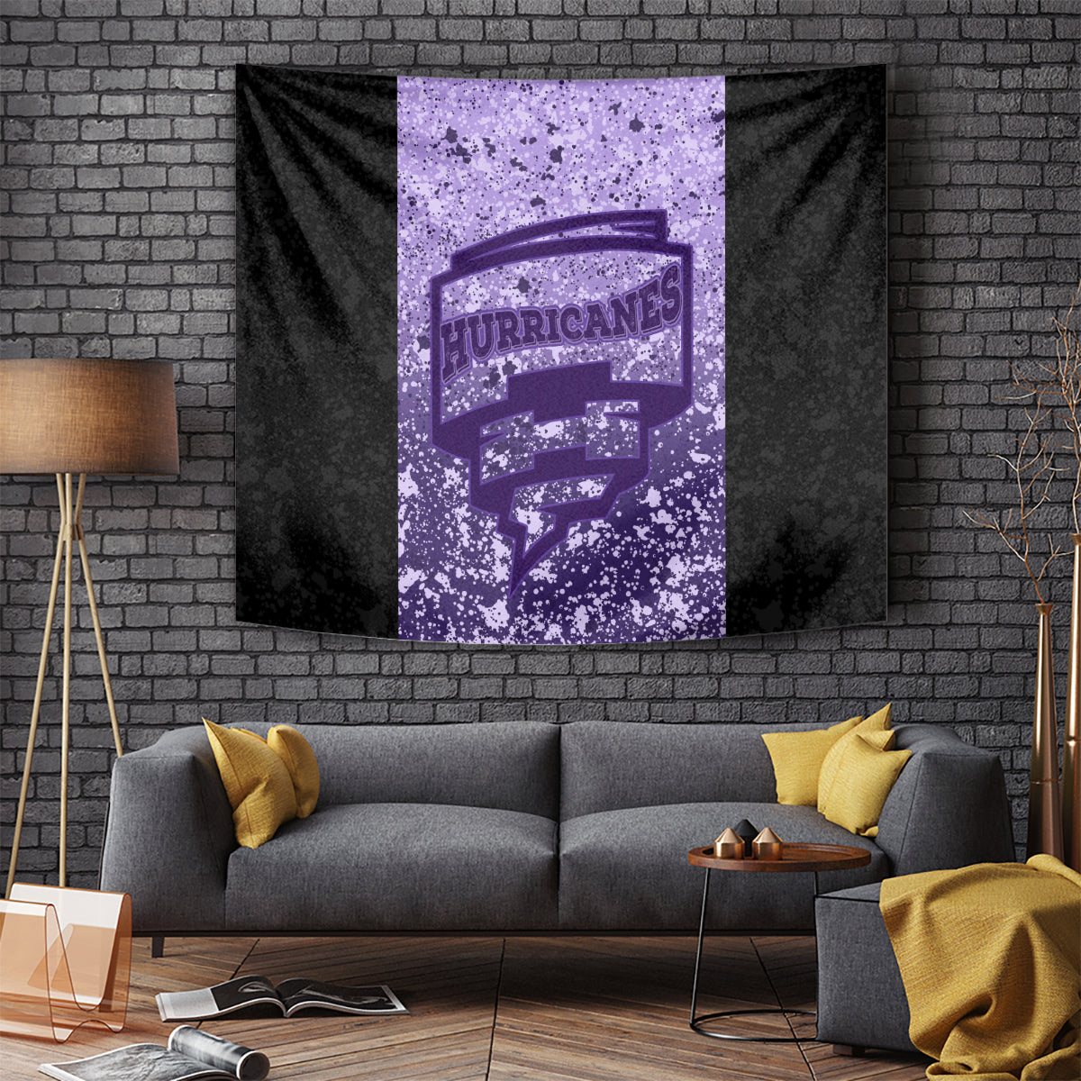 Hobart Hurricanes Custom Tapestry BBL Cricket Team 2024 - Vibe Hoodie Shop