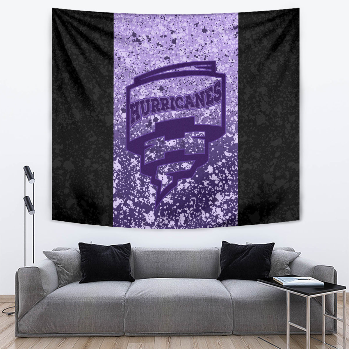 Hobart Hurricanes Custom Tapestry BBL Cricket Team 2024 - Vibe Hoodie Shop