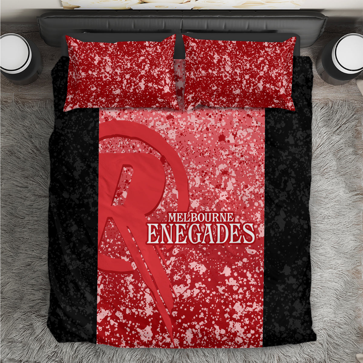 Melbourne Renegades Custom Bedding Set BBL Cricket Team 2024 - Vibe Hoodie Shop