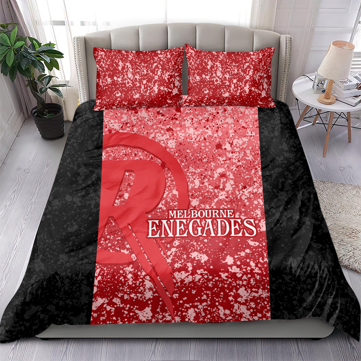 Melbourne Renegades Custom Bedding Set BBL Cricket Team 2024 - Vibe Hoodie Shop