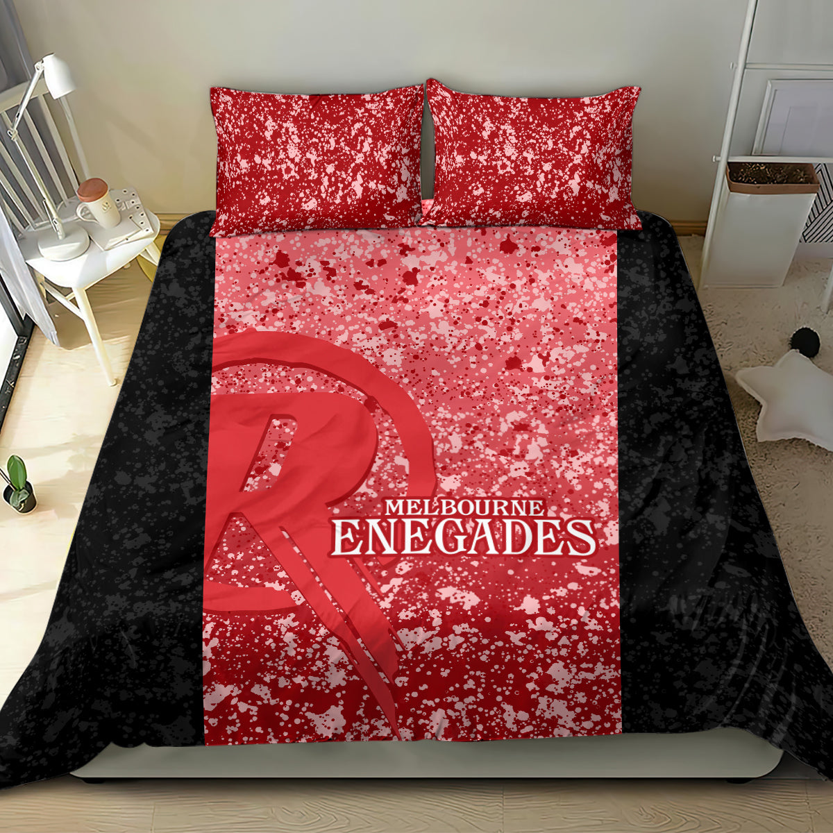 Melbourne Renegades Custom Bedding Set BBL Cricket Team 2024 - Vibe Hoodie Shop