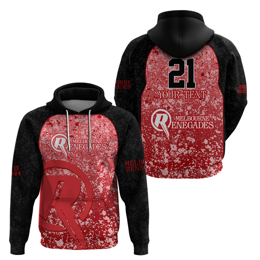Melbourne Renegades Custom Hoodie BBL Cricket Team 2024 LT9 - Vibe Hoodie Shop