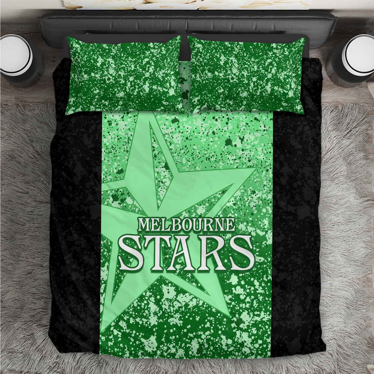Melbourne Stars Custom Bedding Set BBL Cricket Team 2024 - Vibe Hoodie Shop