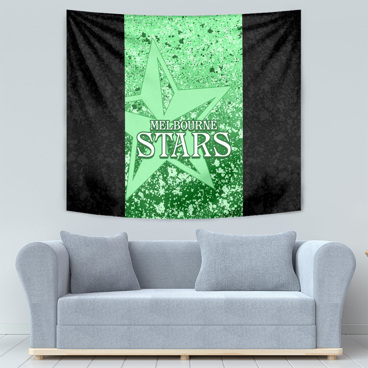 Melbourne Stars Custom Tapestry BBL Cricket Team 2024 - Vibe Hoodie Shop