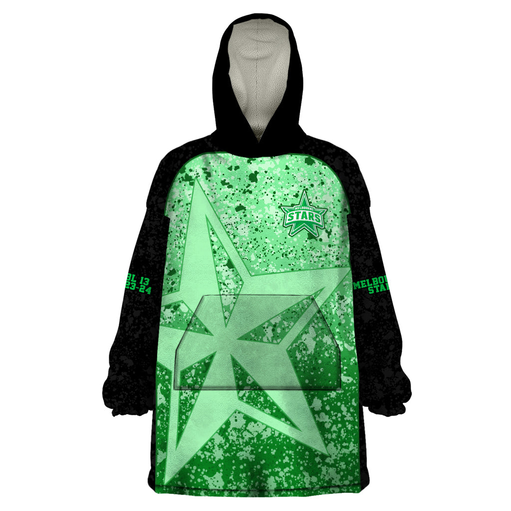 Melbourne Stars Custom Wearable Blanket Hoodie BBL Cricket Team 2024 - Vibe Hoodie Shop